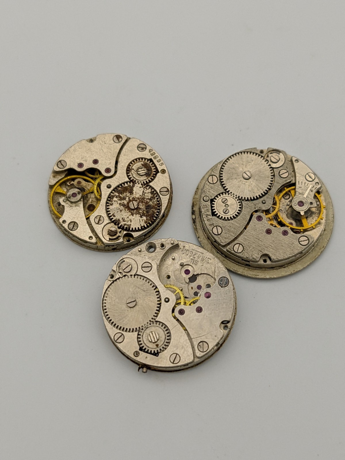 ZiM Pobeda 2602 Movement Soviet USSR For Parts Or Repairs