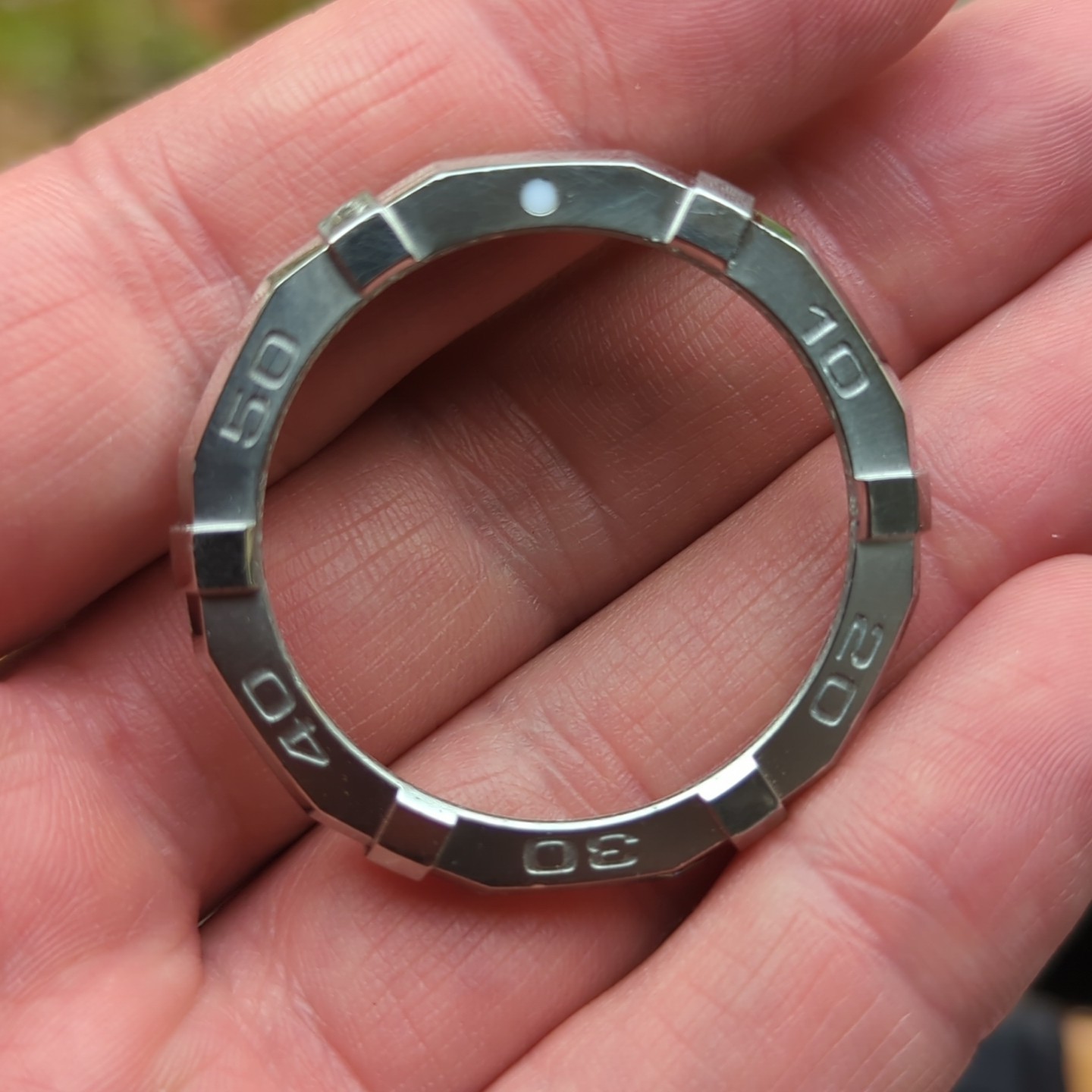 Tag Heuer CAY2110-0 Aquaracer Used Original Watch Bezel Part (U75)