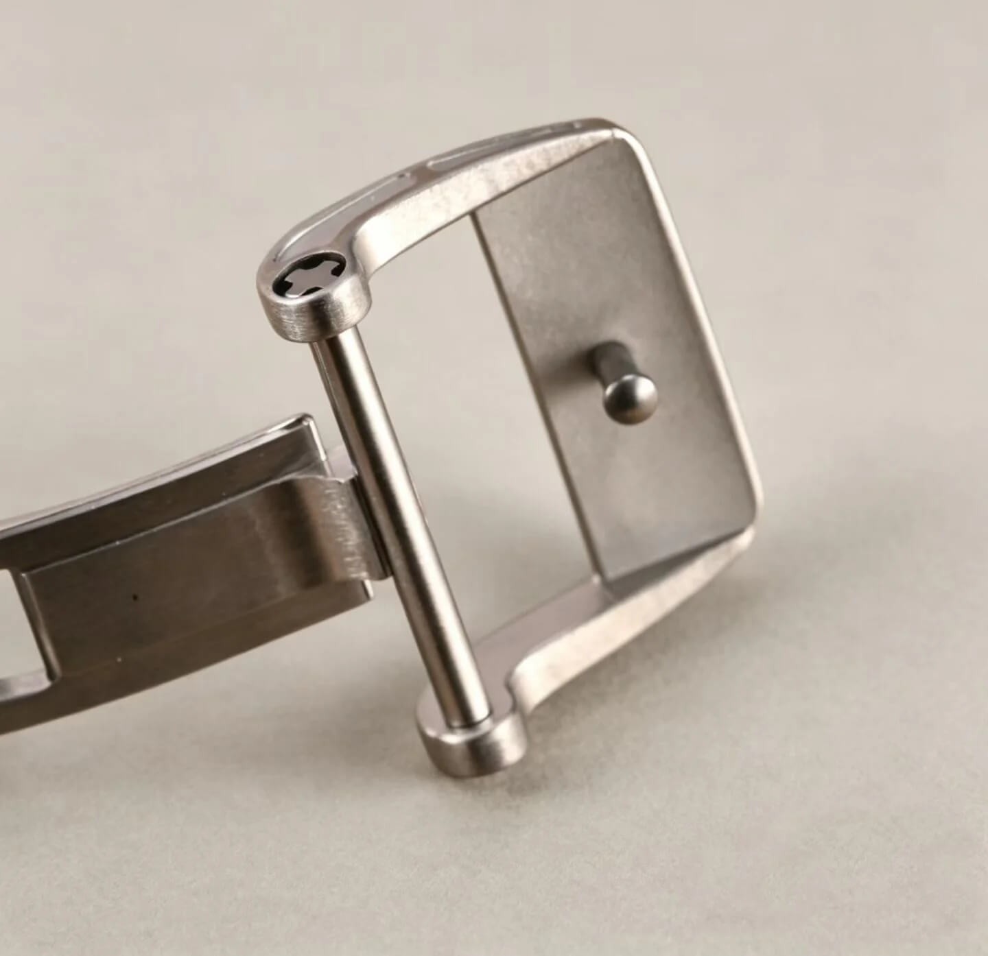 Titanium 18mm Deployment Buckle Fits Richard Mille RM 011 030 035 Rubber Strap