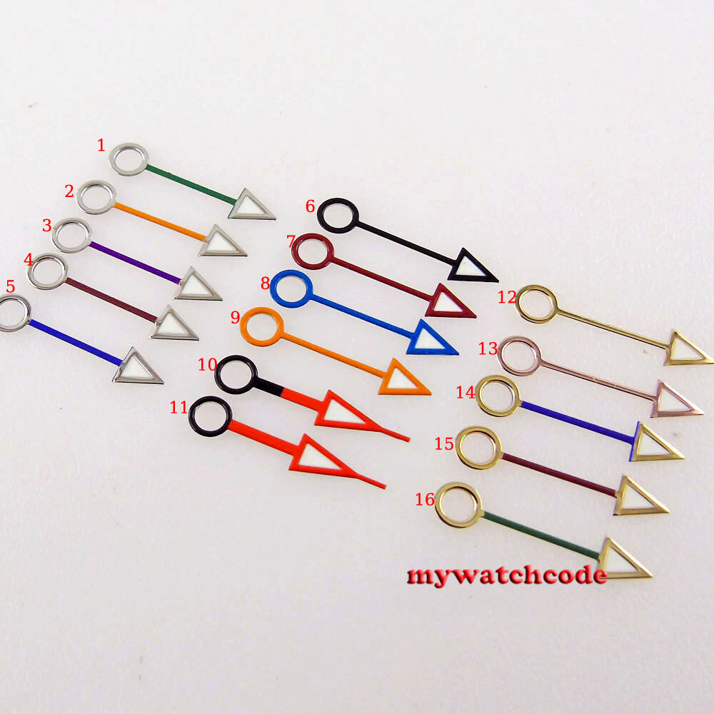 Orange RED BLUE BLACK GMT Watch Hands For Japan NH34A mingzhu 3804 MOVEMENT