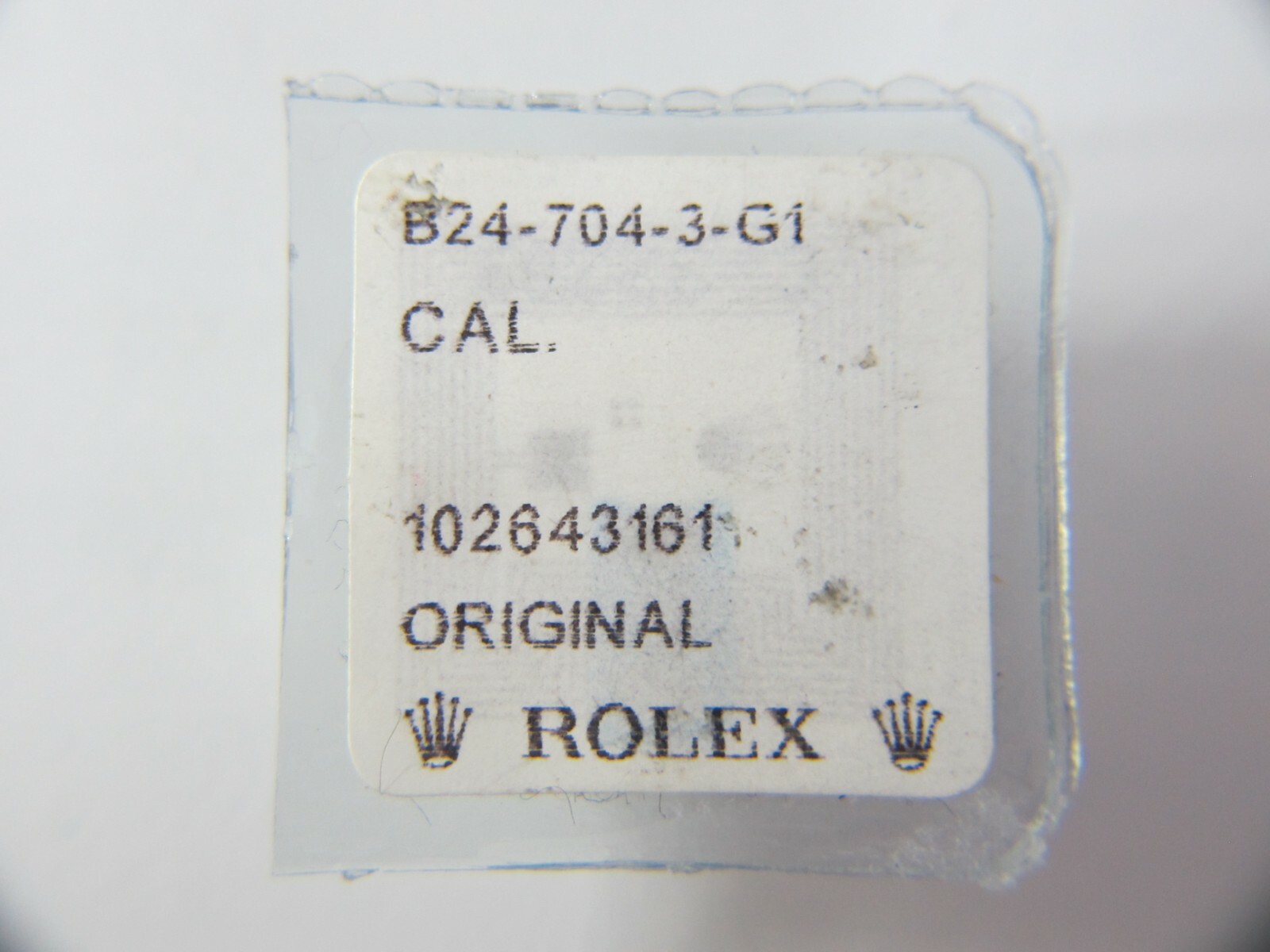 ROLEX TRIPLOCK CROWN 18k GOLD PART B24-704-3-G1 ORIGINAL SEALED PACKAGE!