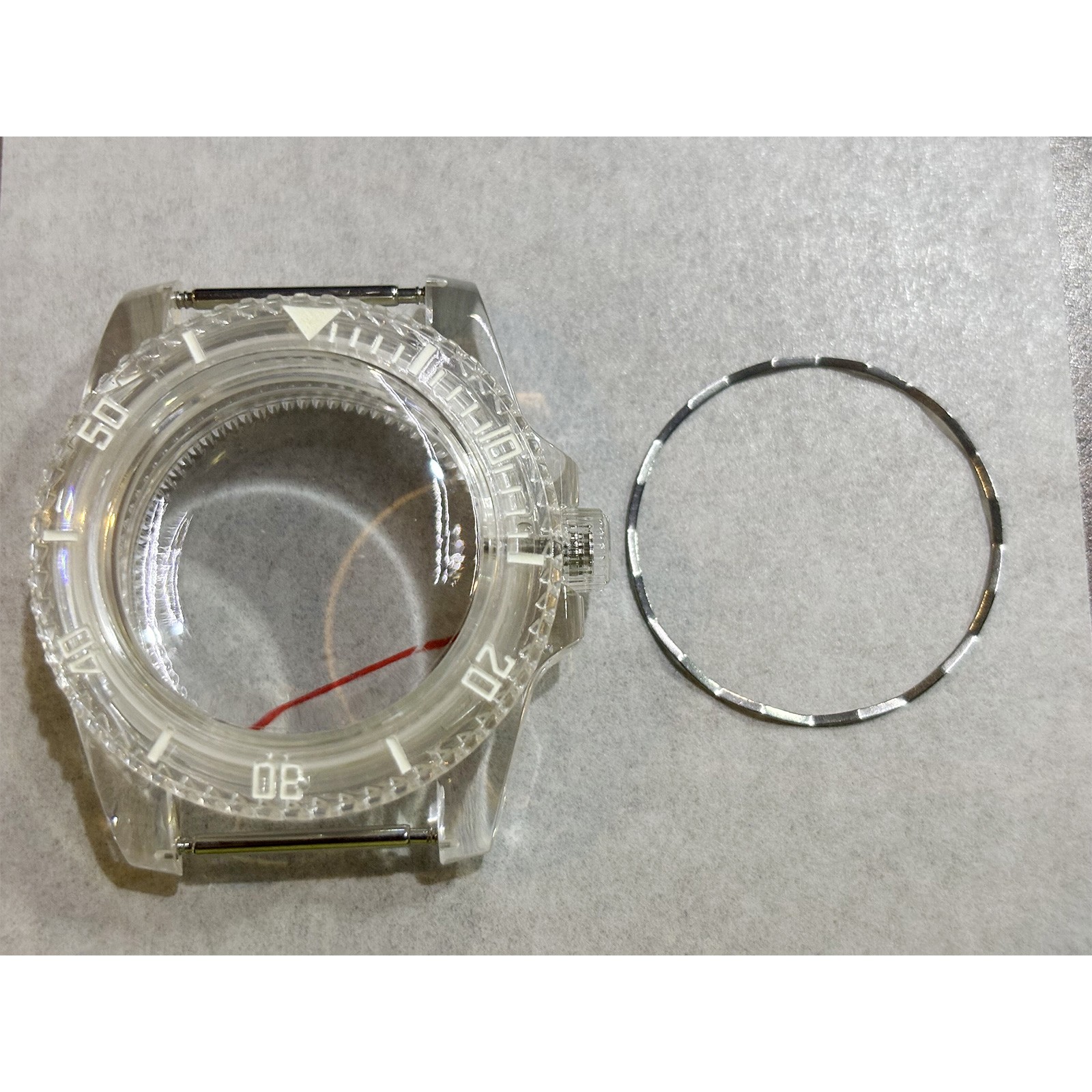 40mm Watch Case Kits Without Luminous for NH35A/NH35/NH36/4R/7S Movement