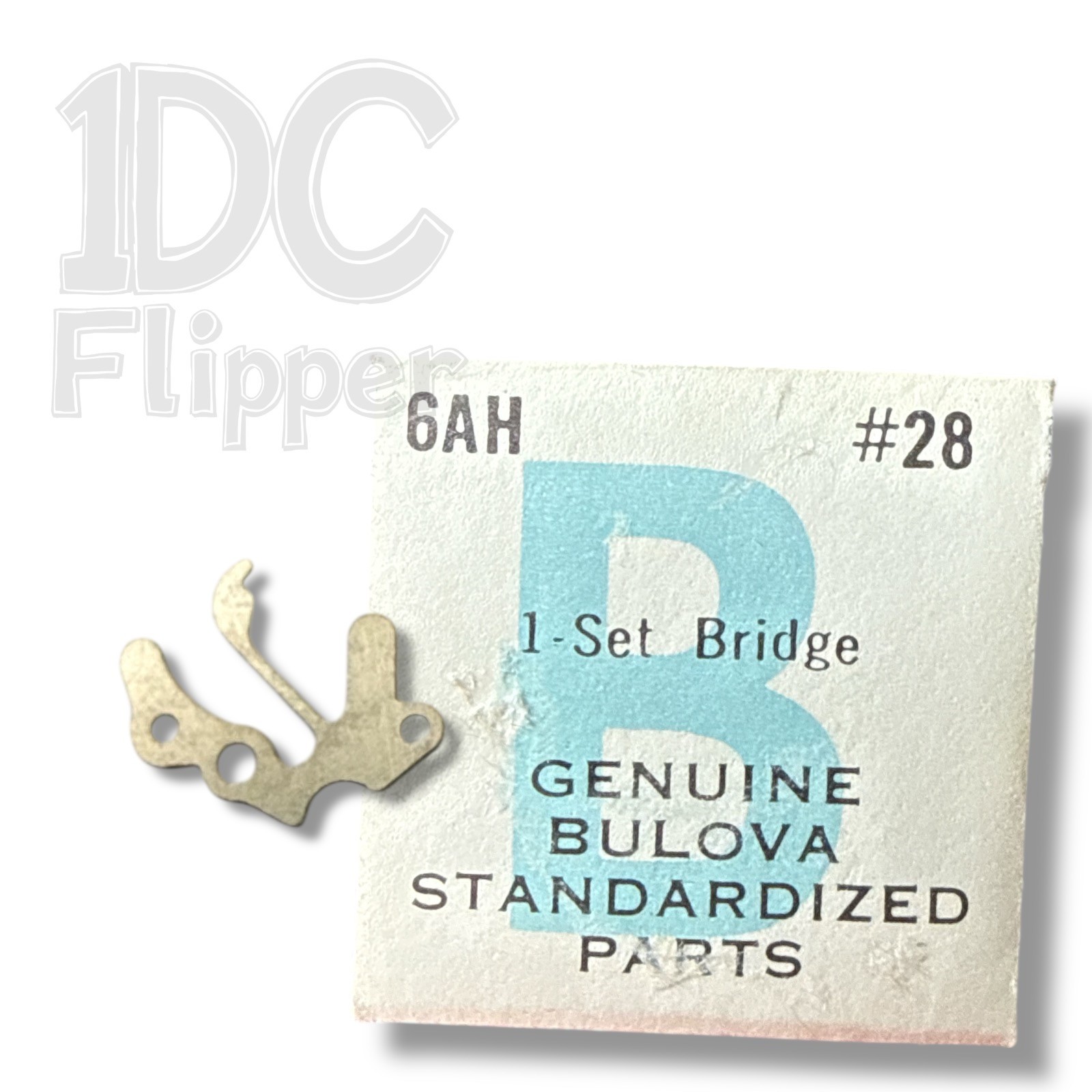 Bulova 6AH SET BRIDGE #28 Yoke 445/276 Font 120 Fits Multiple Cal. 6 Read List
