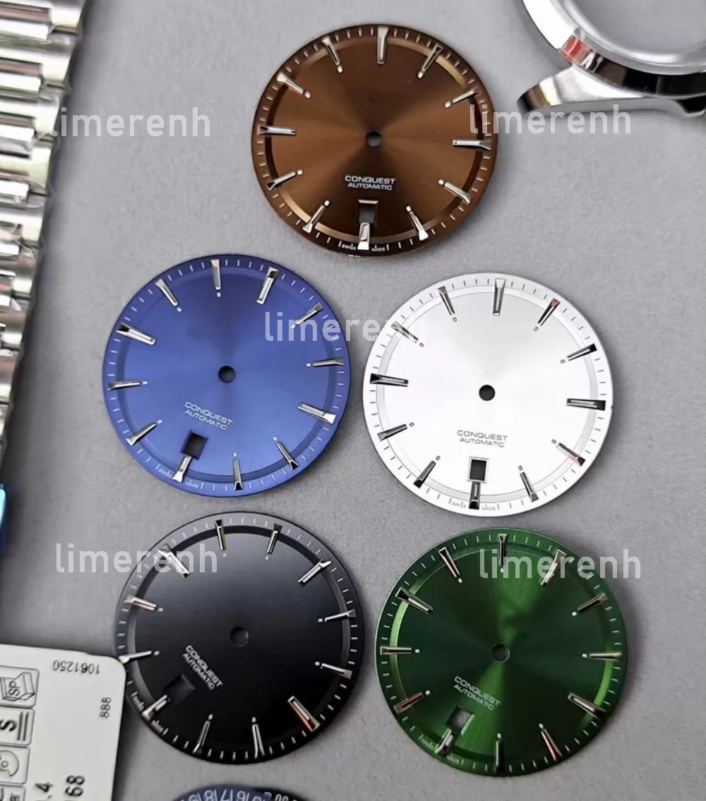 41mm stainless steel kit + dial + hands + watch strap For 2824/2892