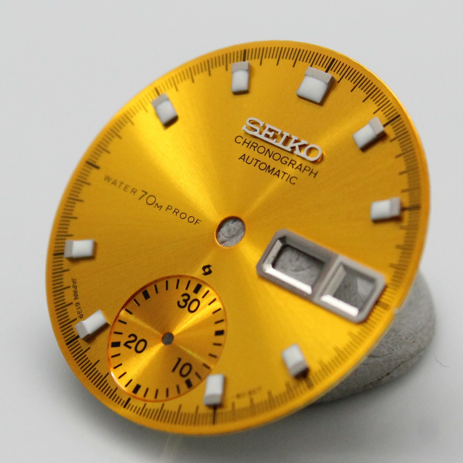 Yellow Proof Dial Vintage SEIKO Chronograph 6139-6000 6139- 6005 6007 6009 Pogue
