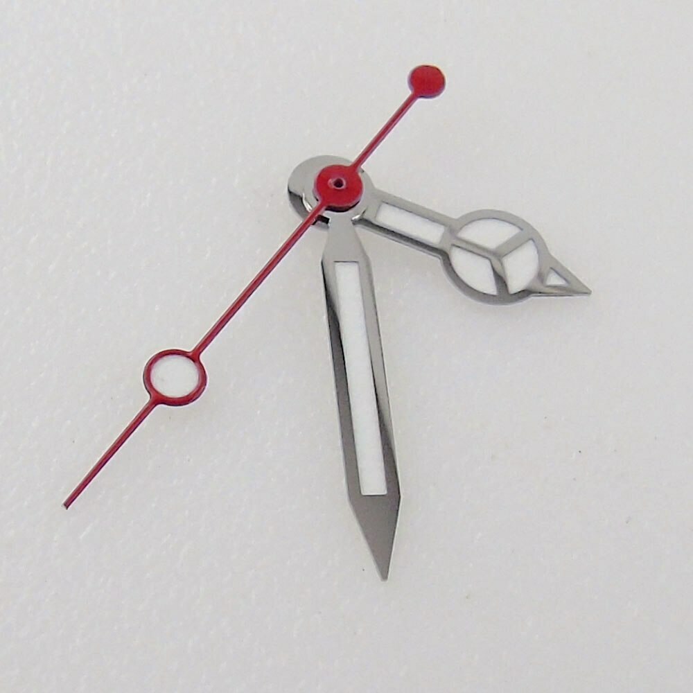 Silver Luminous Watch Hands for NH35 NH36 NH38 ETA2824 PT5000 Miyota8215 DG2813
