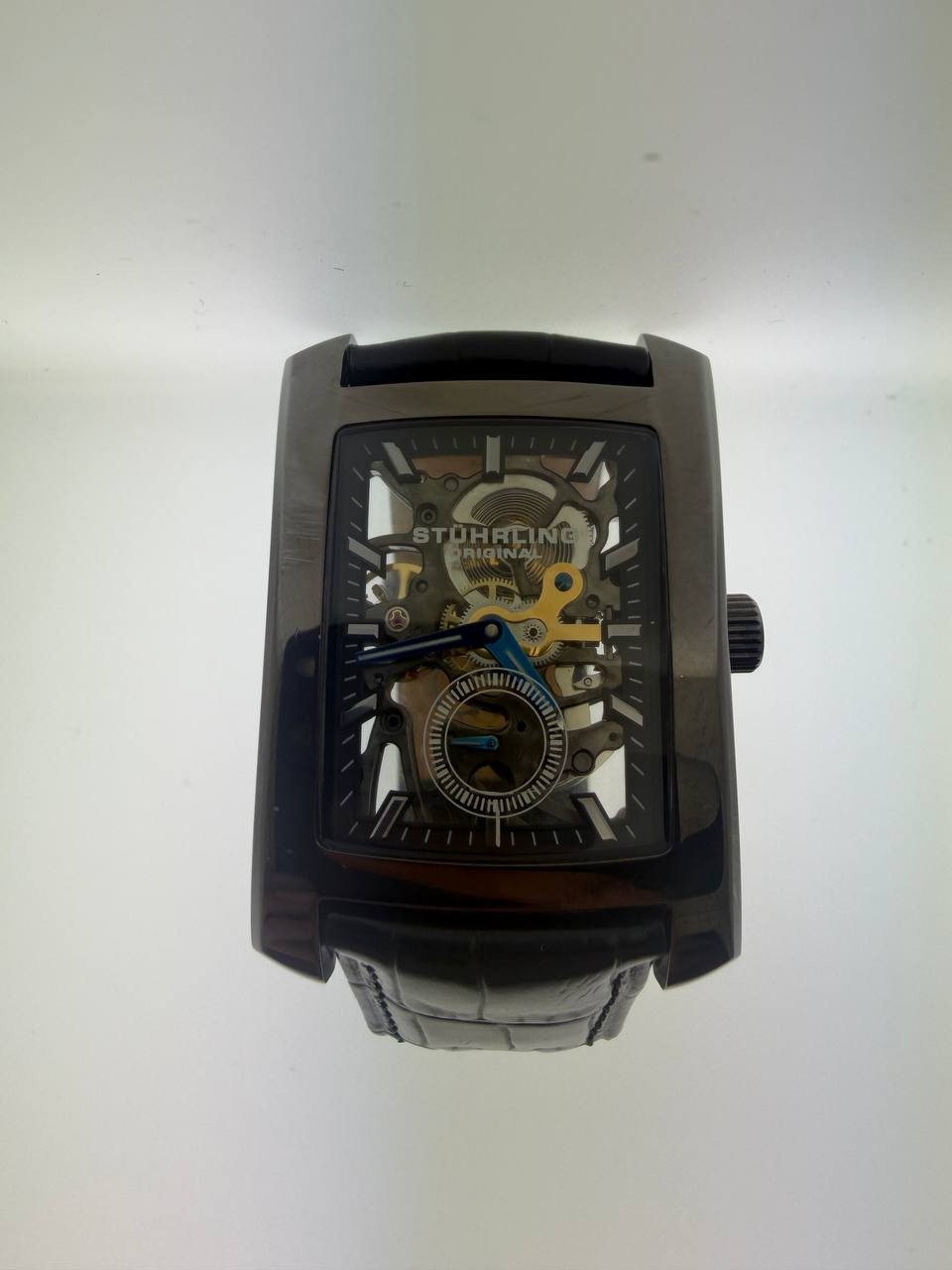 STUHRLING ORIGINAL ST-90090 AUTOMATIC SKELETON MEN’S WATCH