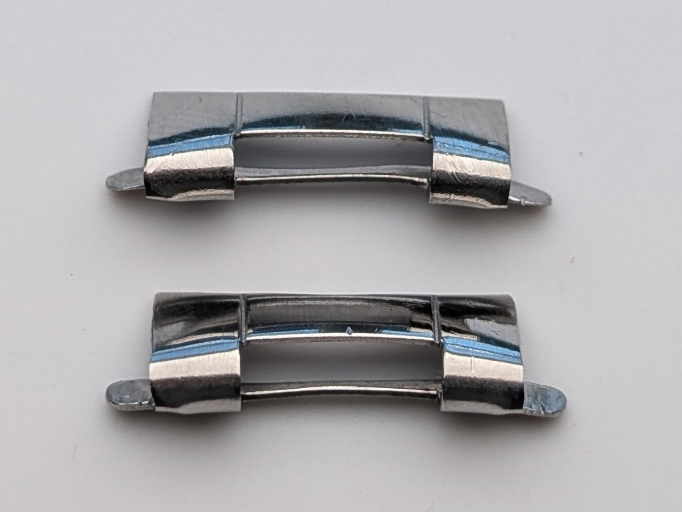 2x Vintage Omega 633 Endlinks *Modified to 18mm Width* – Please Read Description
