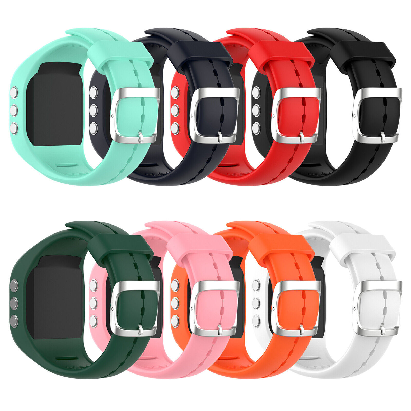 Silicone Watch Strap Watch Band Wrist Strap Part For Polar A300 Sport Watch