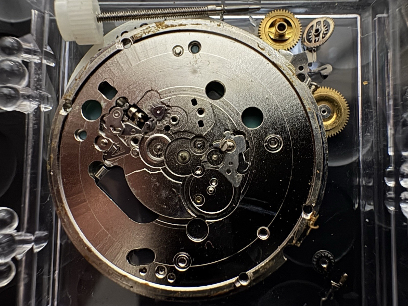 TAG Heuer 3.87 Watch Movement Swiss Quartz Caliber ETA 555.115 Parts