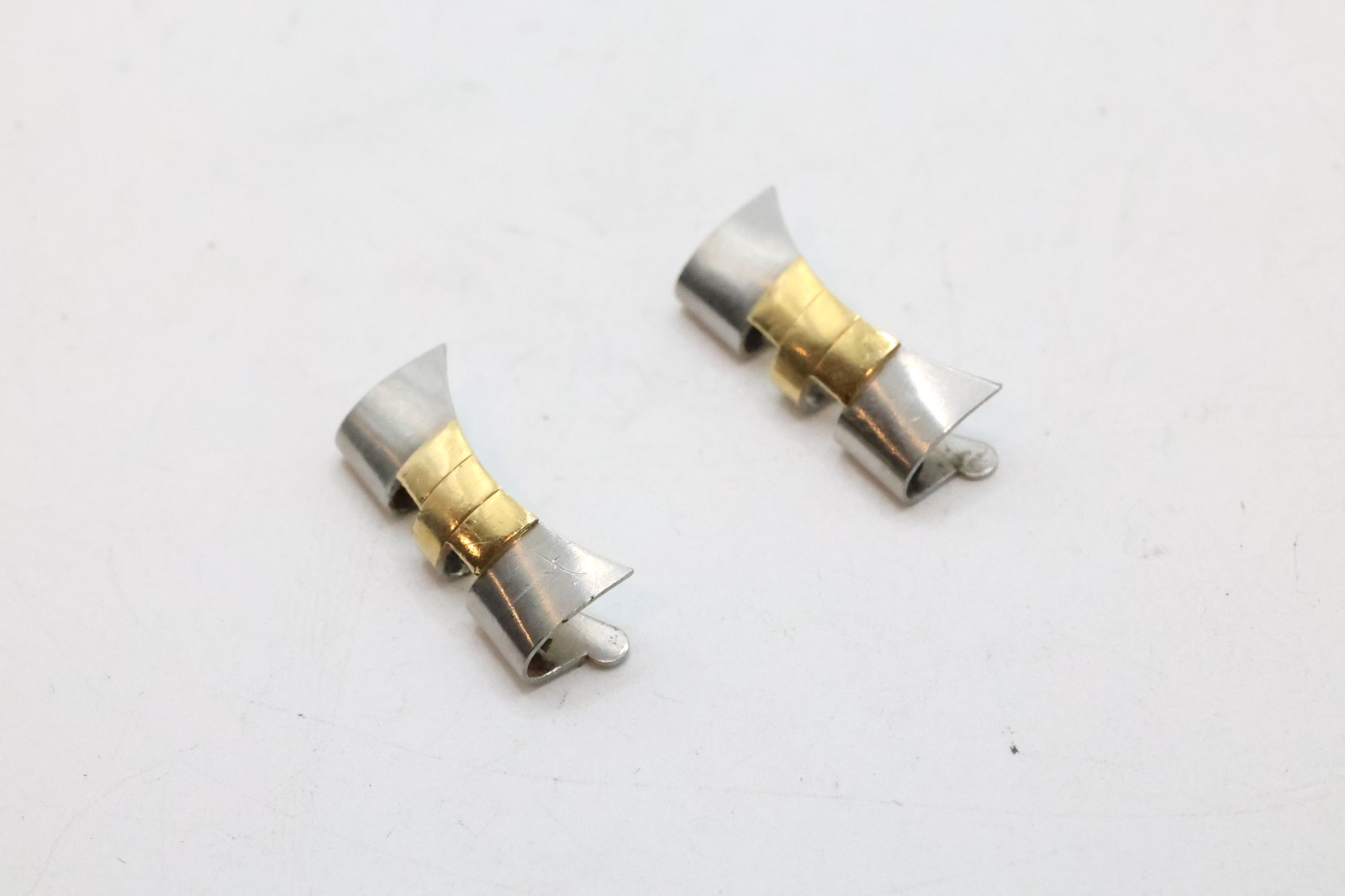Authentic Vintage Rolex 455B End Links YG & SS Read Description #363