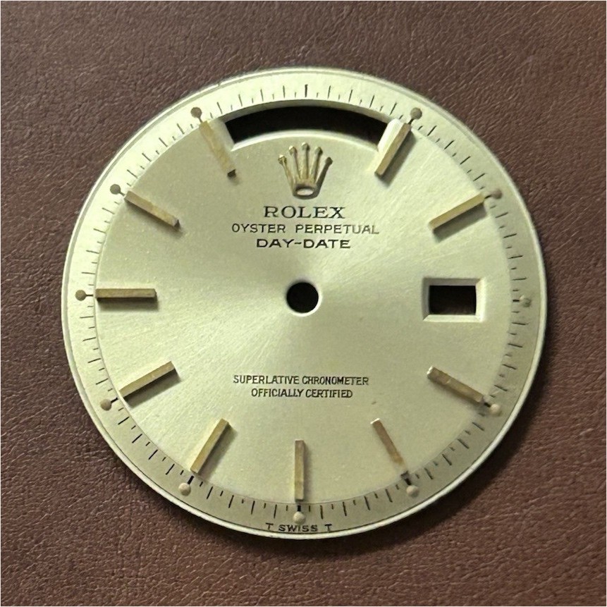 Rolex DayDate 36mm NonQuick Watch Vintage Champagne Stick Dial For 1803-1807