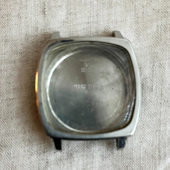 Longines Admiral Ultronic square TV case with crystal 2334 1 6312 tuning fork