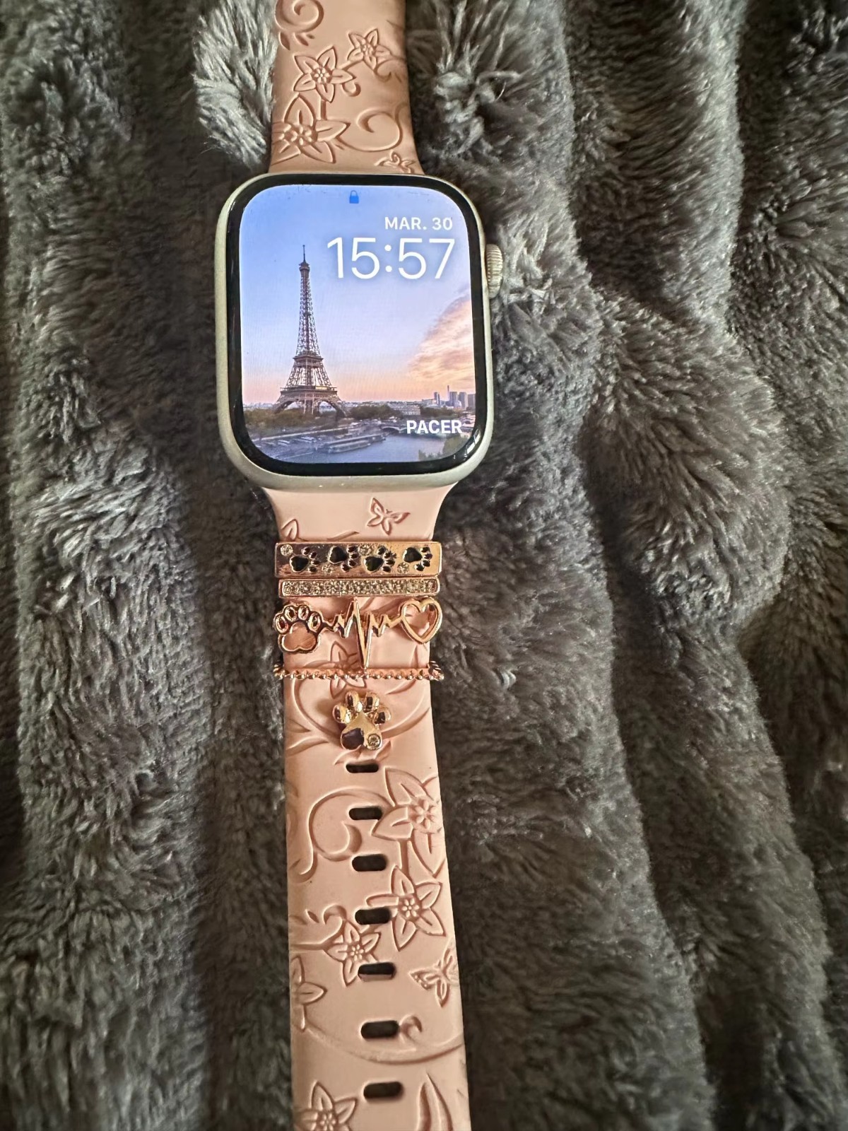 20mm 22mm Watch Band Charm Decoration Ring Jewelry Cuff Strap For Women