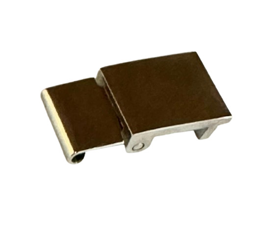 Metal Watch Bracelet Clasp Lock Link for Fold-Over Band 3–8mm Sizes