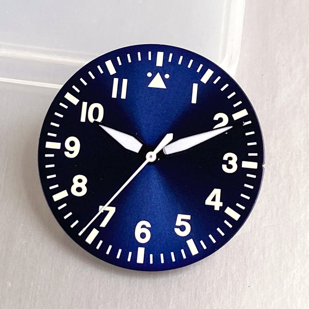 36mm pilot style Steel Watch Case For Miyota 8215/NH35/PT5000 Sapphire Glass