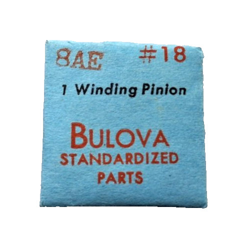 Bulova 8AE 8AC Winding Pinion watch part #18/BUL 8AE