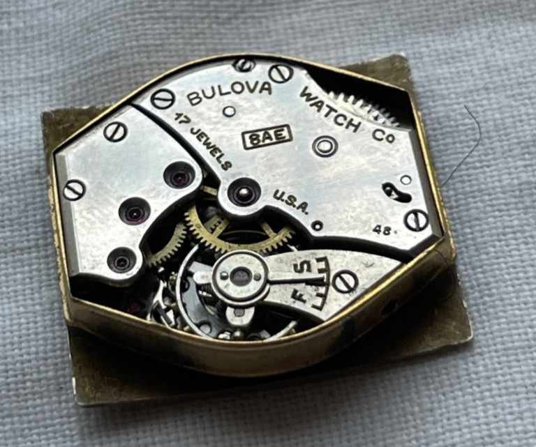 Bulova 8 AE – movement for pocket watch AS IS – lot3004