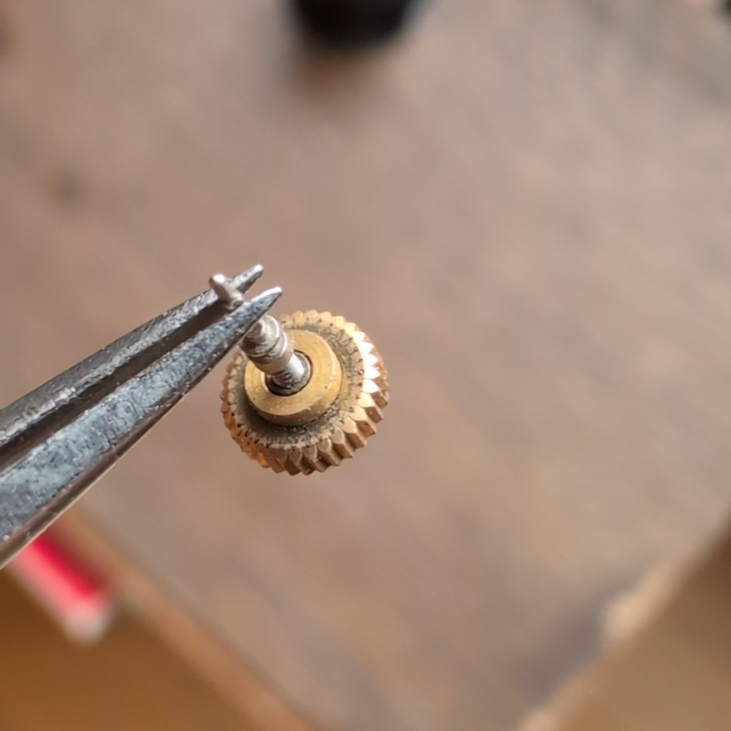 Universal Geneve Rose Gold 4.9mm Watch Crown Part Tap 0.9 (M17)