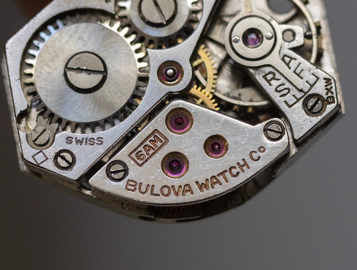 Vintage Bulova 6AM 17 Jewels Ladies Watch Swiss movement Parts or Repair