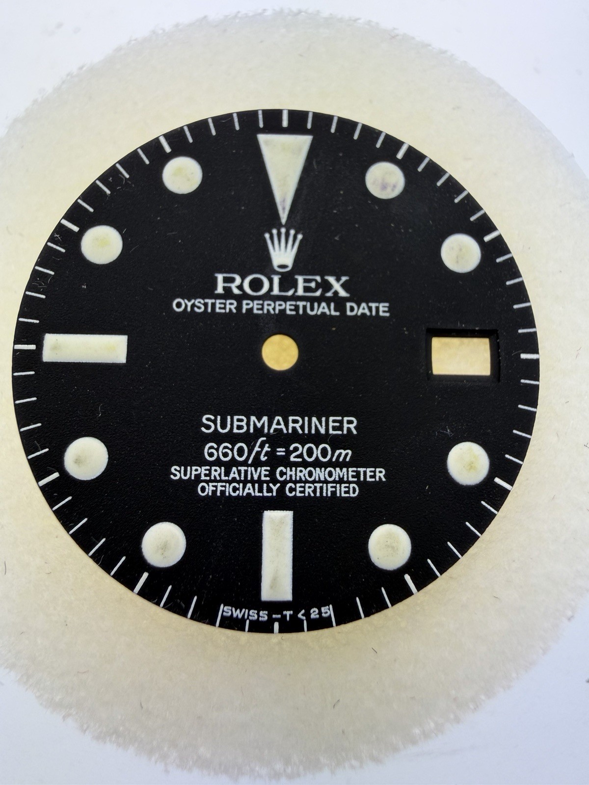 Rolex Matte Tritium Submariner 1680 Service Dial Cal 1570