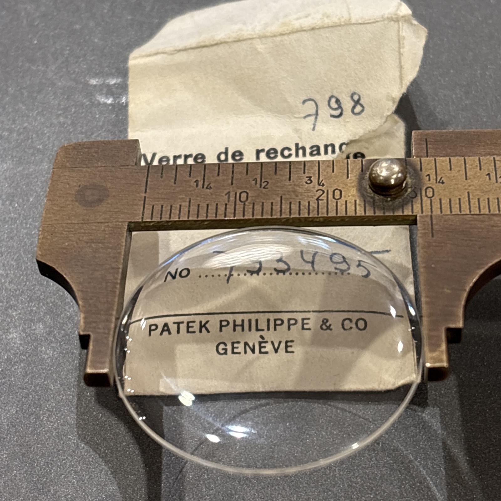 Patek Philippe 798 Calatrava Plexi Crystals Glass Crystal