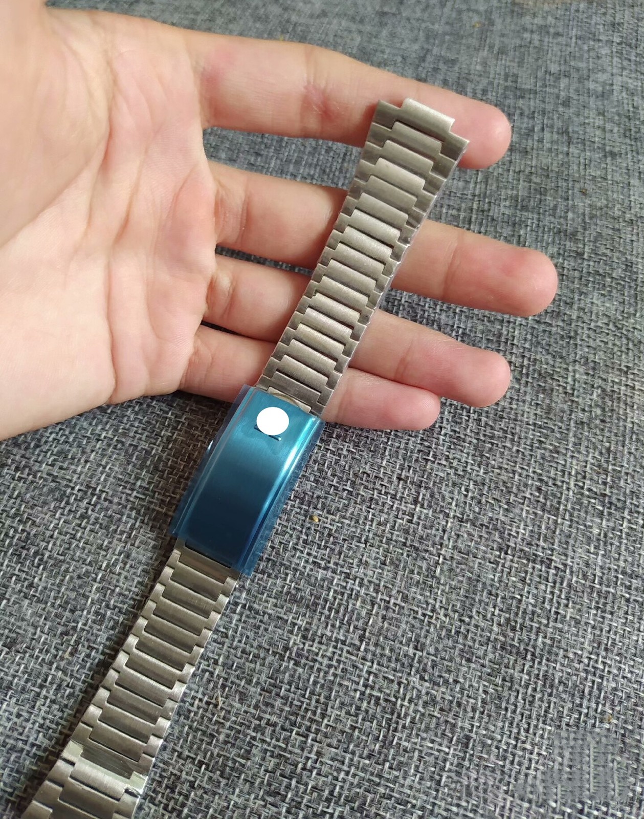 FOR Omega 22mm/11mm Stainless Steel Gents Watch Strap Band Brecelet