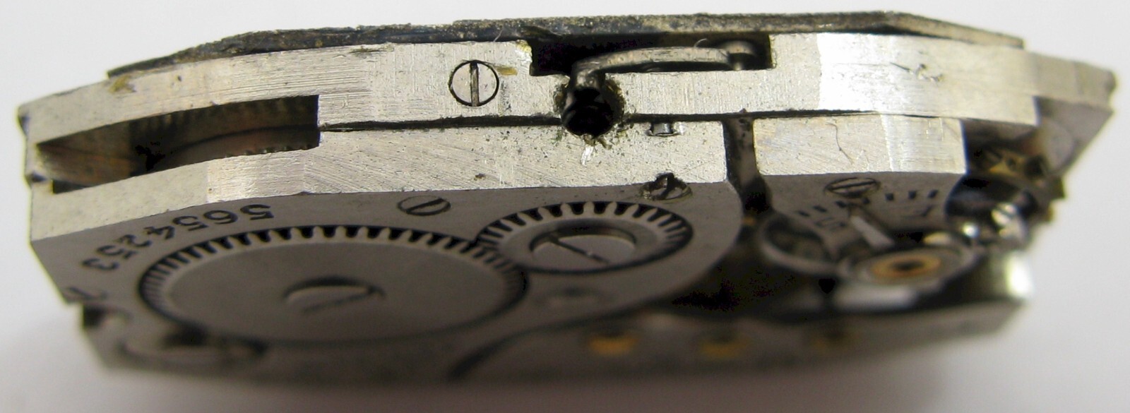 Illinois 805 15 jewels rectangle Lady wrist watch movement for parts …