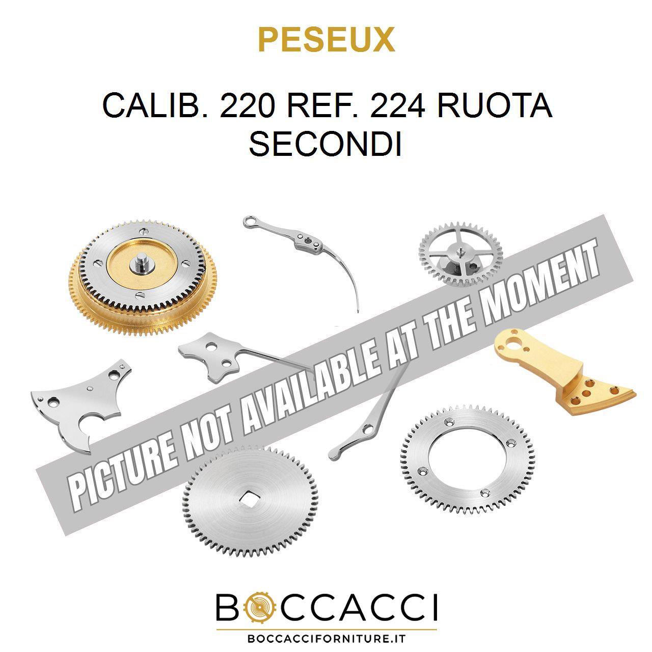 PESEUX CALIB. 220 REF. 224 RUOTA SECONDI Calib: 220 (EXCELLENT STATE)
