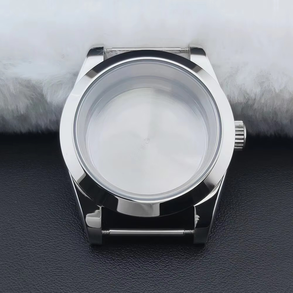Movement Bevel Edge Good36Mm/39Mm Silver Watch Case Sapphire Fit NH35 NH36 NH34