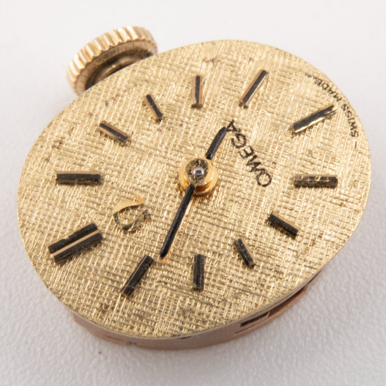 Vintage Omega Caliber 1100 17-Jewel Wristwatch Movement, Keeps Time