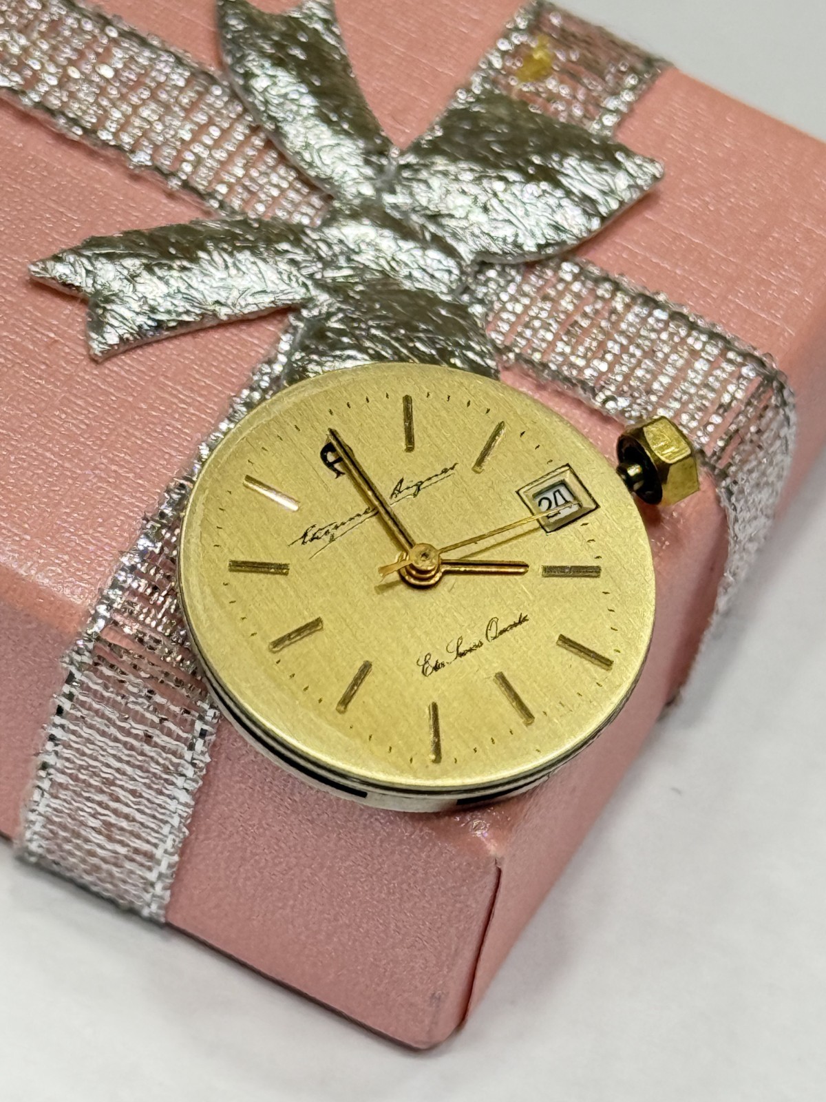 Movement Quartz Eta 956.111 Swiss Made 7 Jewels In Working Condition