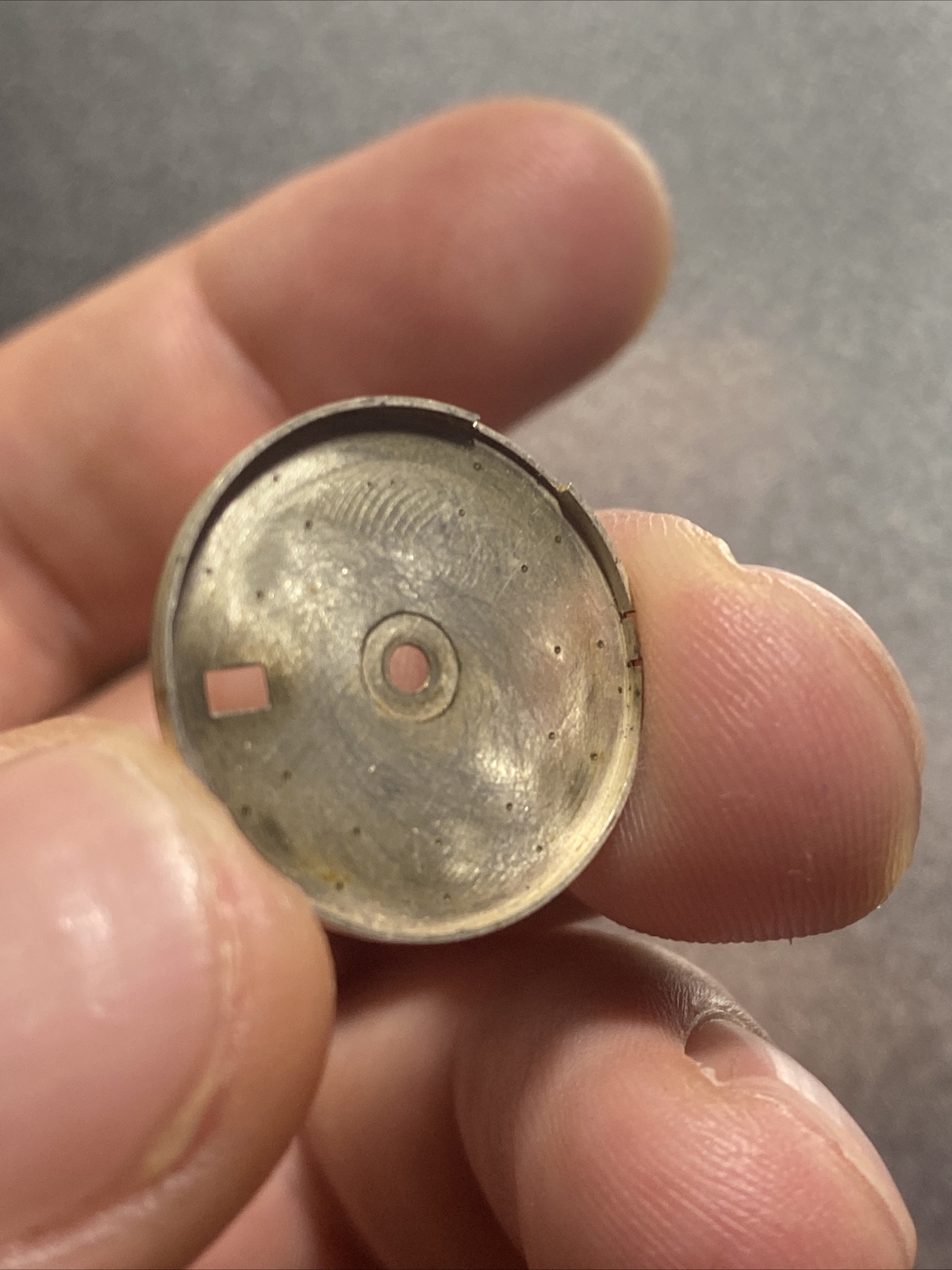 Genuine Rolex Silver Dial Lady Date 6917 6517 6916 6516 HAS SPOTS AND DAMAGE