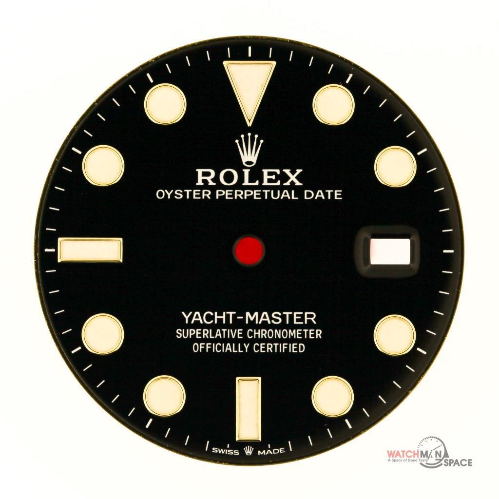 Original Men’s Rolex Yacht-Master 42mm Oysterflex 226658 Black Dial 18KY #B47