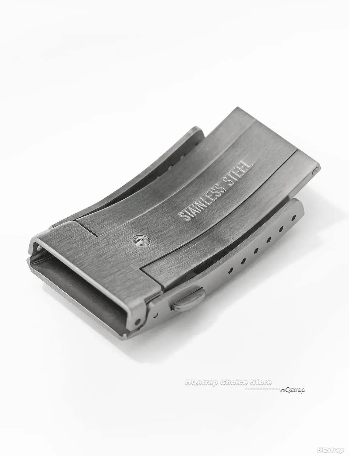 18mm 20mm 22mm Extended Fold Silver Stainless Steel Clasp For Seiko Watch