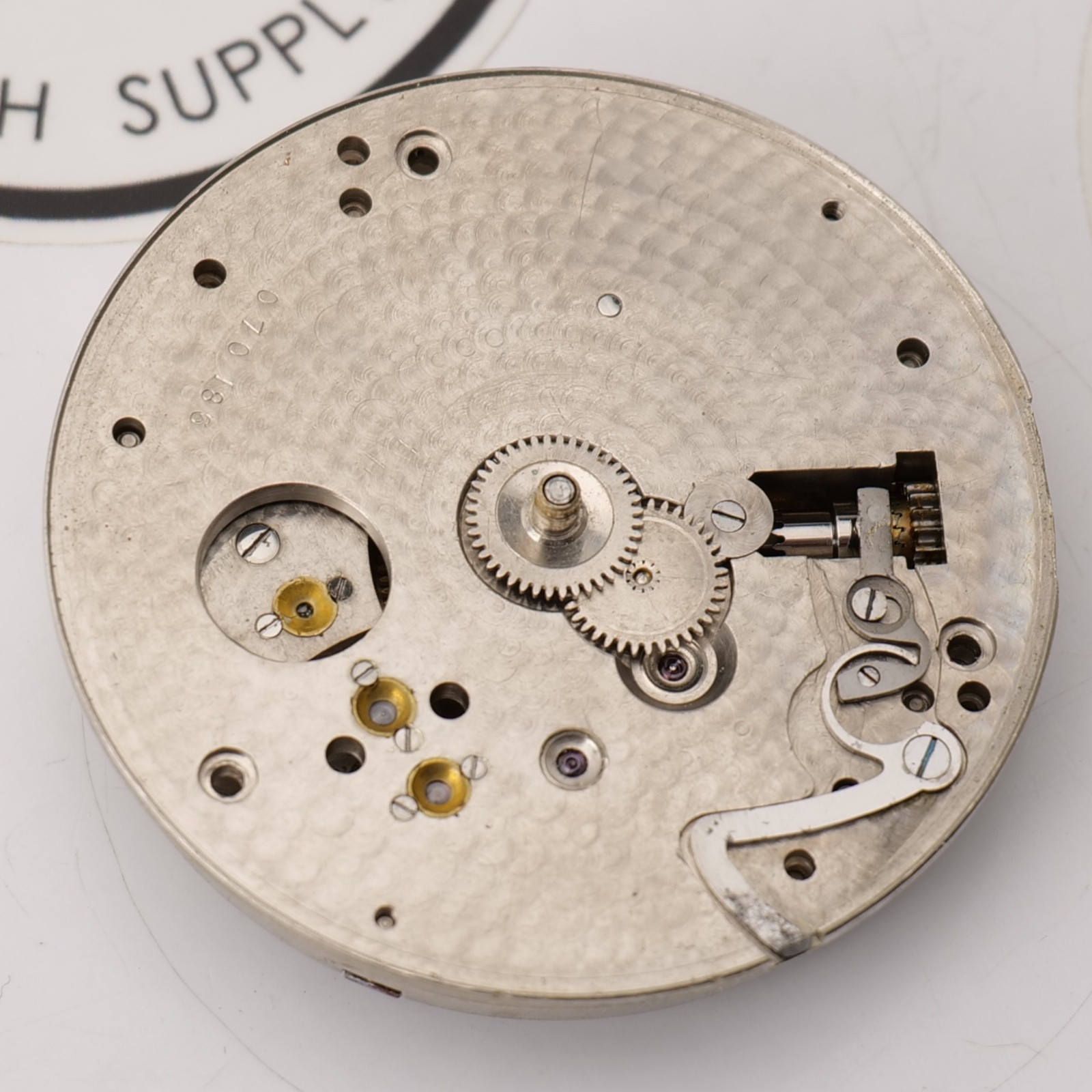 Antique 18s Waltham 21j Railroad Pocket Watch Movement Vanguard Running Good Bal