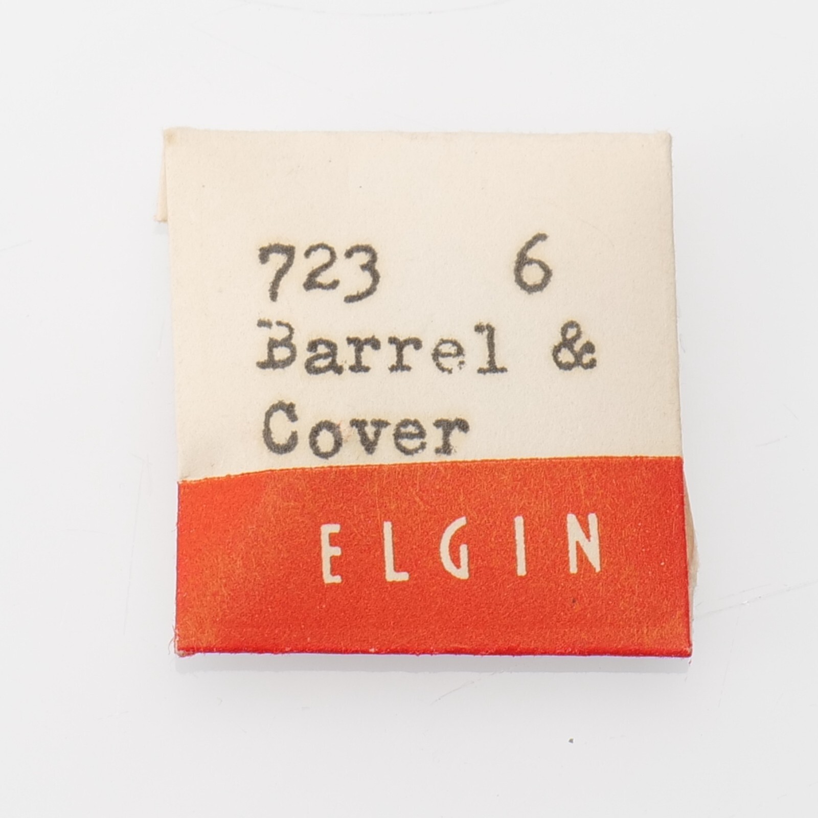 ELGIN 723 Watch Part Barrel + Cover New Old Stock Watchmakers (C17D28)