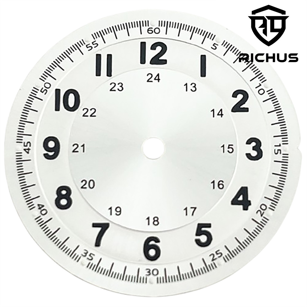 29mm Watch Dial Green Luminous Fit NH35 ETA2824 Miyota8215 Movement Accessories