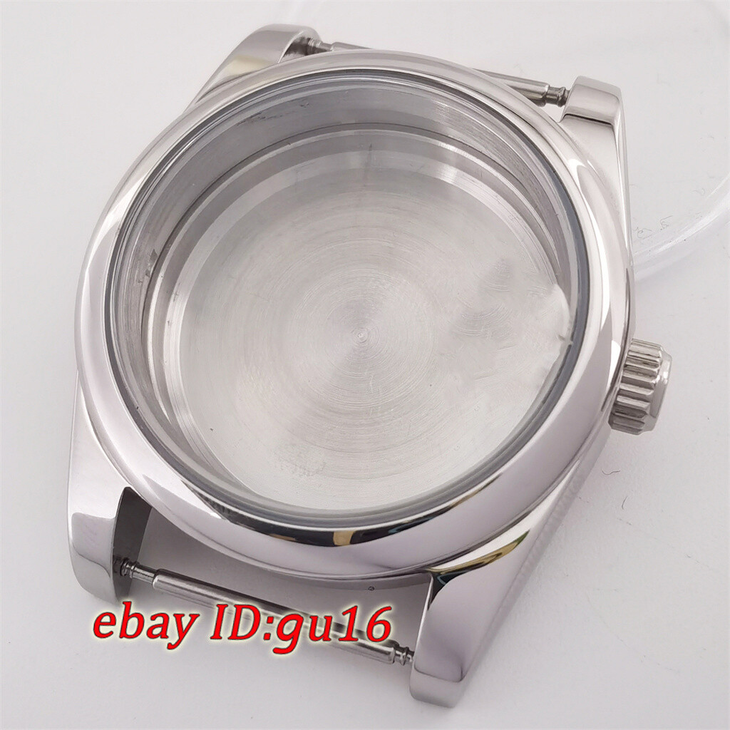 36mm 39mm Frosted watch case fit NH34 NH35 NH36 PT5000 ETA 2824/2836 Miyota 8215