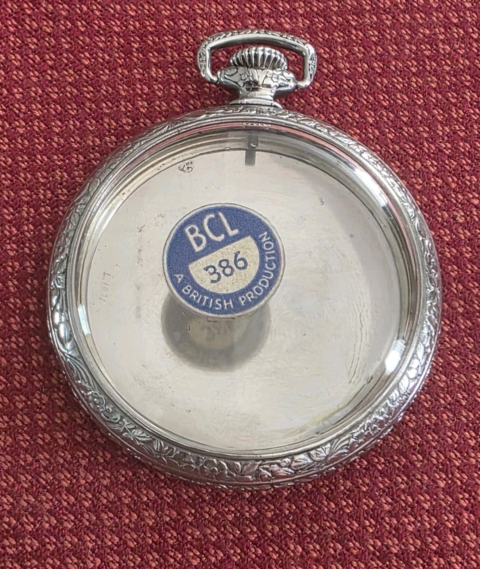 Vintage Star Watch Com. 12s Nickel Pocket Watch Case.