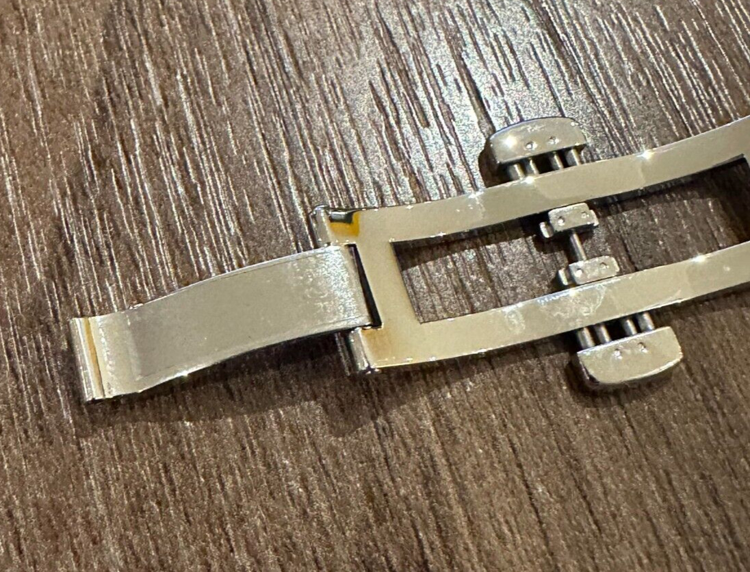Genuine Oem Maurice Lacroix Steel Deployment Deployant Folding Clasp 6mm Tube