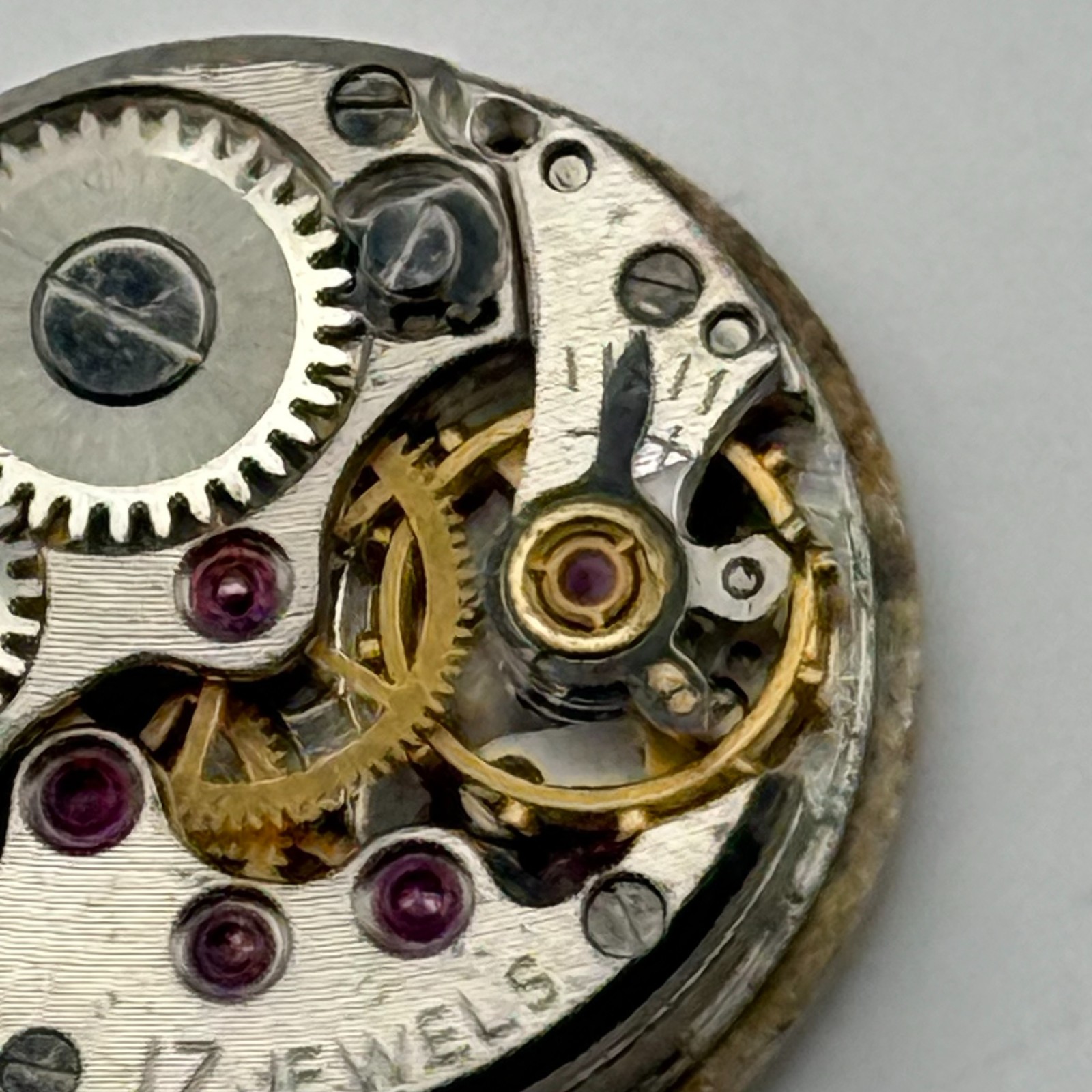 Chaika 1601A Watch Movement Running Sekonda Soviet 17J Manual Wind Parts 16.2mm