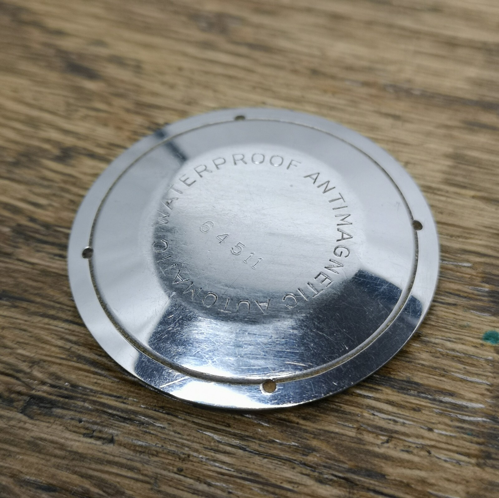 Wakmann Skin Diver Waterproof Watch Case Back Part 32mm (CQ80)