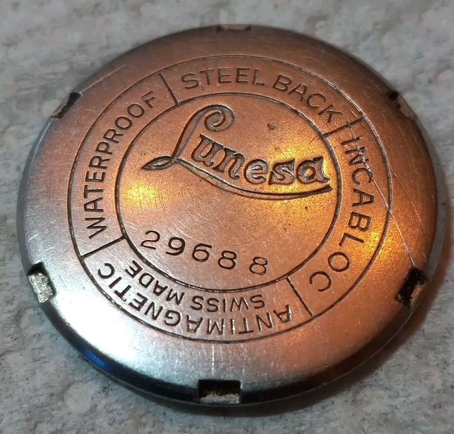 Lunesa Watch Vintage Screw Back Watch Back Cover For Parts