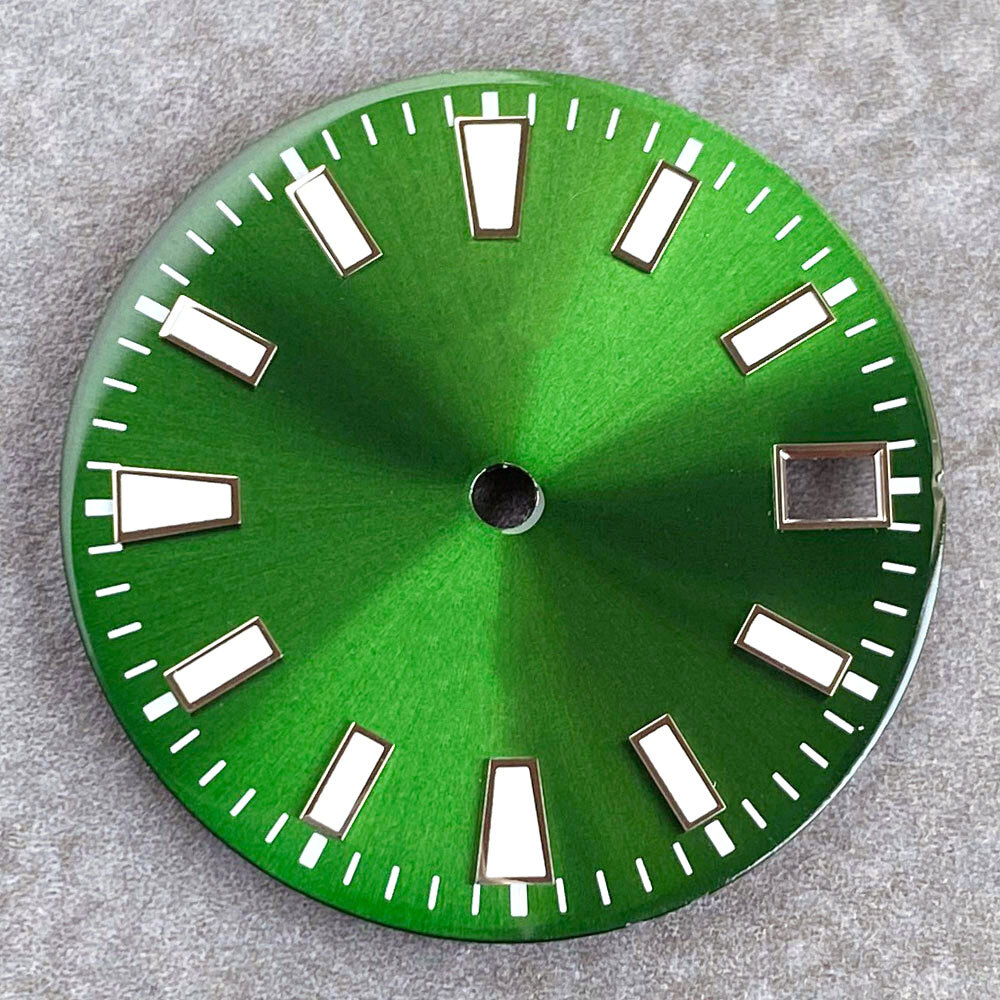 29mm Watch Dial Face Luminous Fit NH35 NH35A NH36A Sunburst Green Black Blue