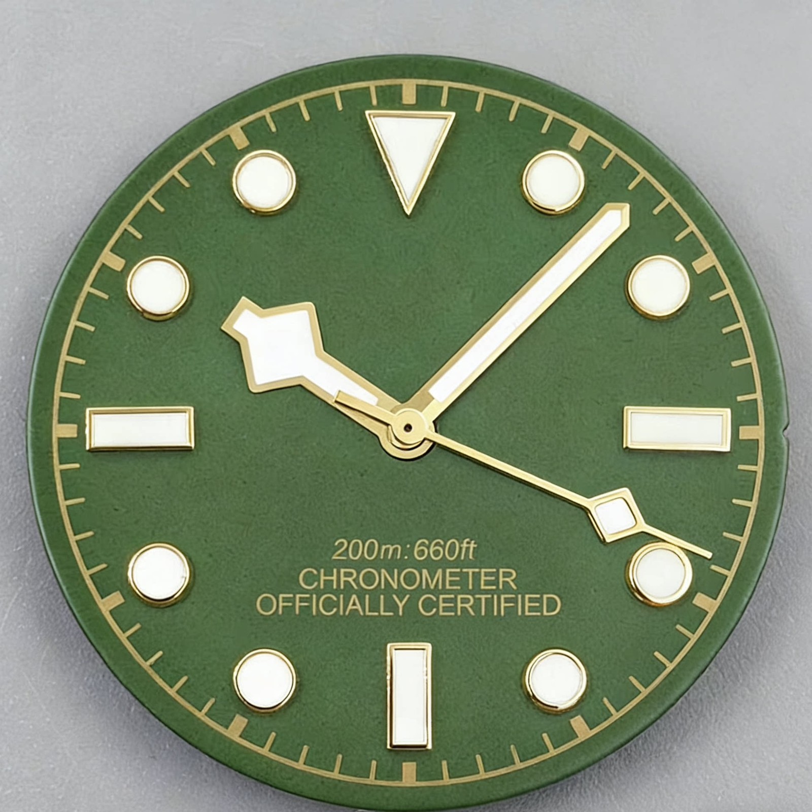 29mm Retro Green Watch Dial Green Lume for Nh34 Nh35 ETA2824 PT ST2130 Movement