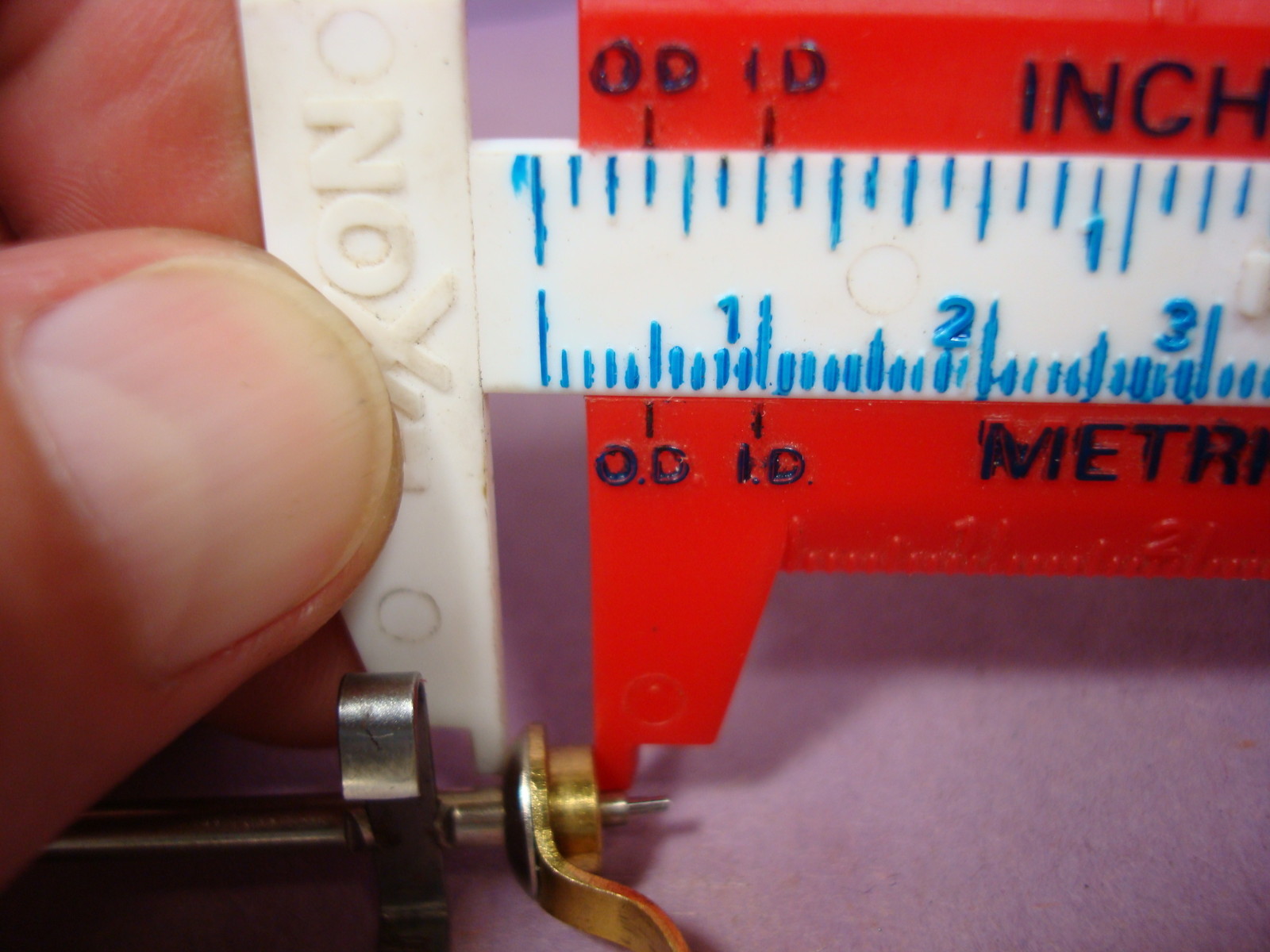 Vtg Clock Verge Escapement_NOS_Escape Arm_ Measurements_verges Bridge_Crutch