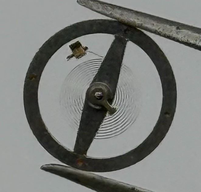 OC R7 Balance Wheel Complete And Spring 10½’’’ Renata 1534 Watch Movement Parts