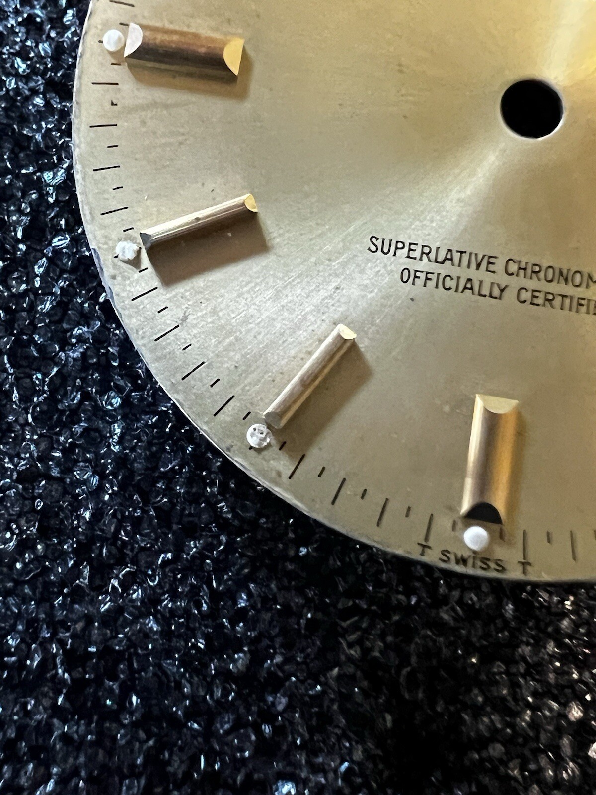 ROLEX 36mm CHAMPAGNE INDEX DIAL FOR DATEJUST 16013 16233 16203