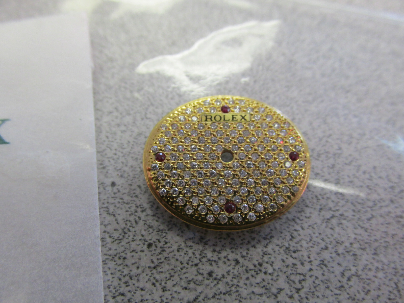 Rolex Factory Diamond & Ruby Dial for Rolex Cellini Woman’s Watch MAKE OFFER